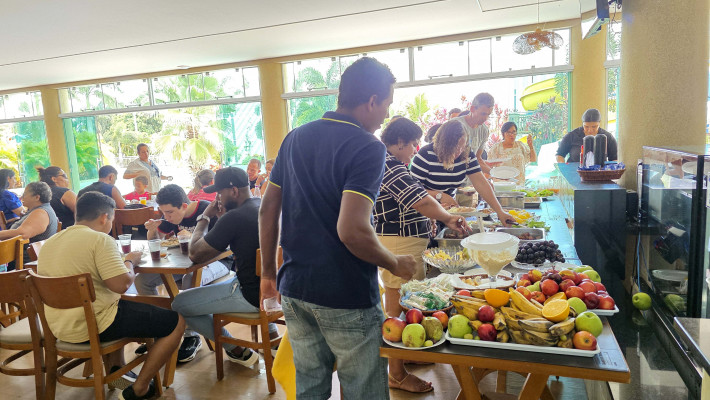 A AABB Jataí realiza festa de confraternização para seus colaboradores